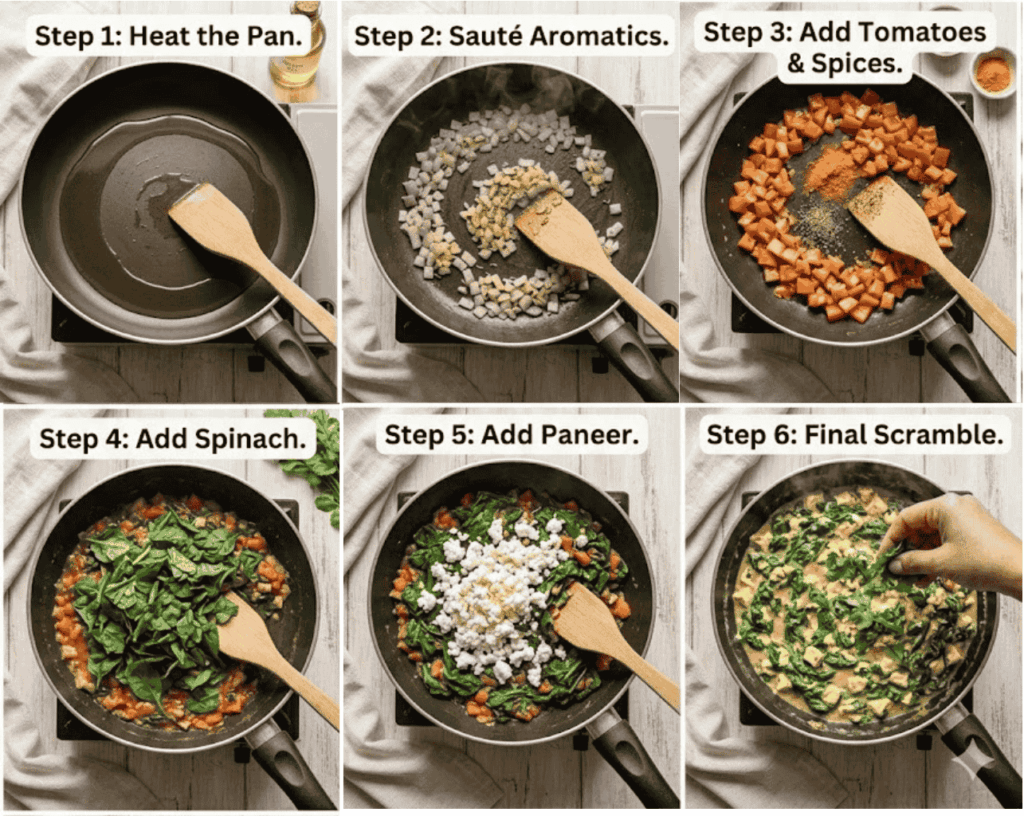 spinach & paneer protein scramble (2)