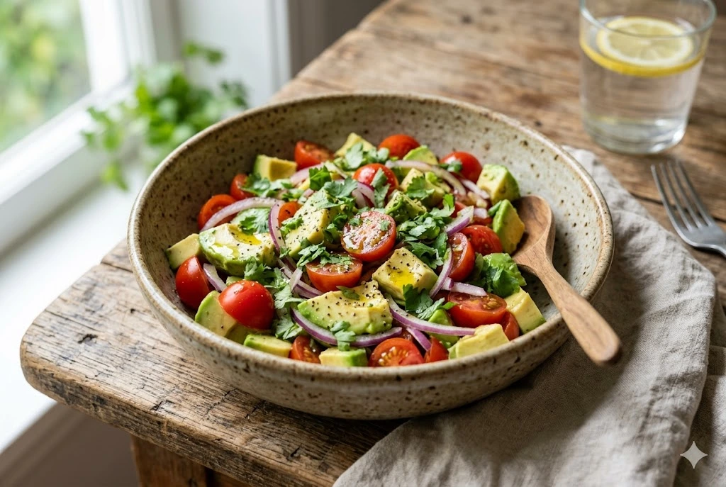 avocado & tomato salad pic 1