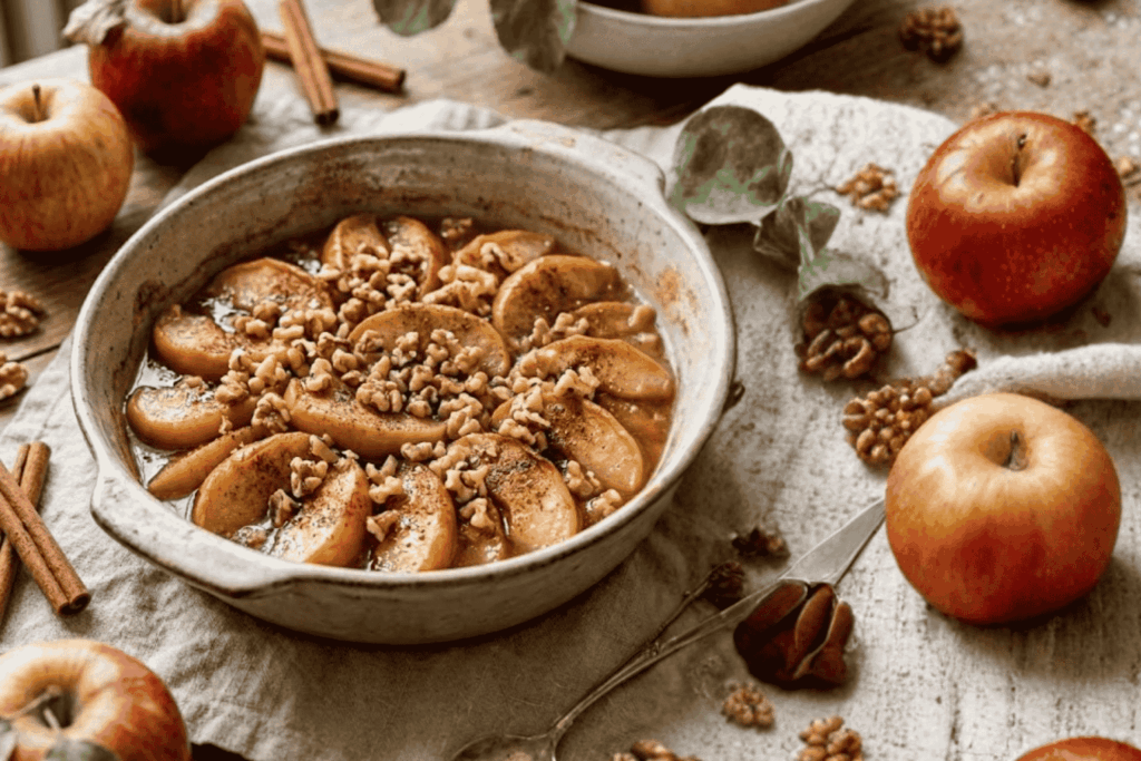 baked cinnamon apples (no added sugar)