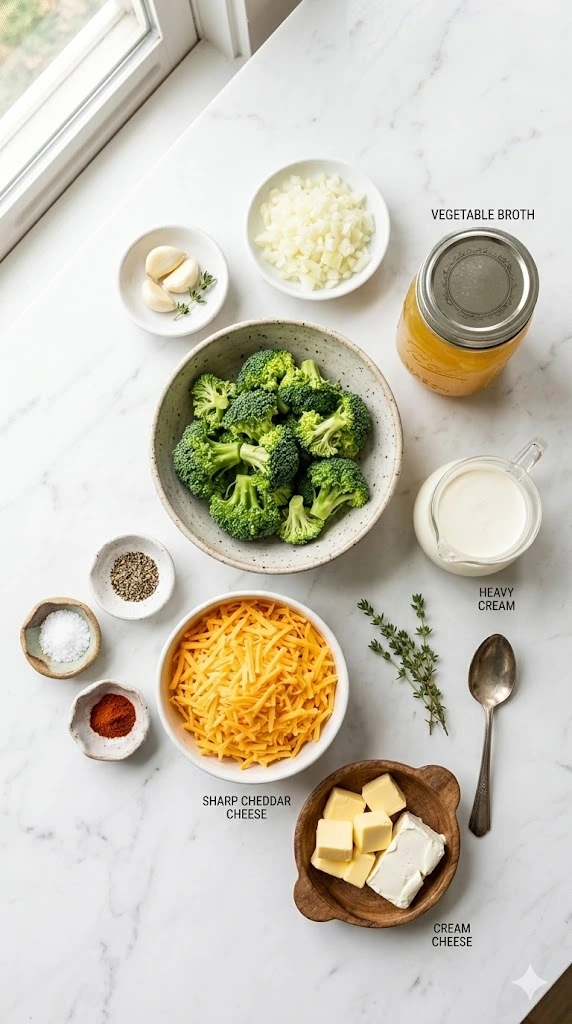creamy broccoli cheddar soup (low carb) pic 2