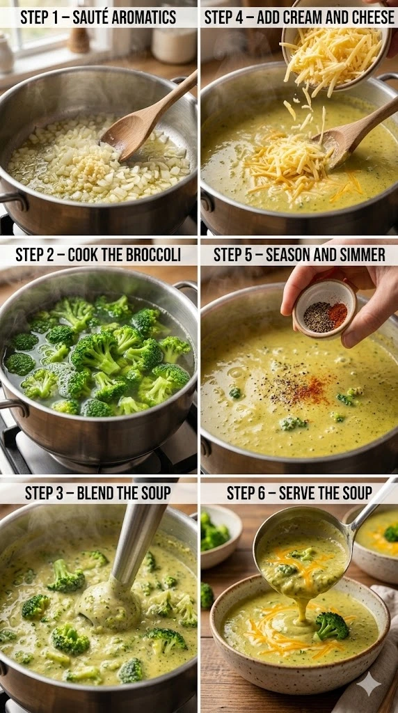 creamy broccoli cheddar soup (low carb) pic 3