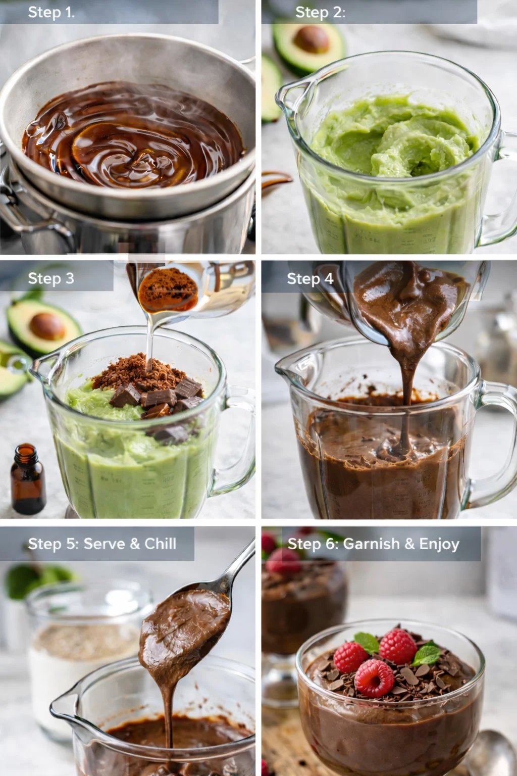 dark chocolate avocado mousse pic 3