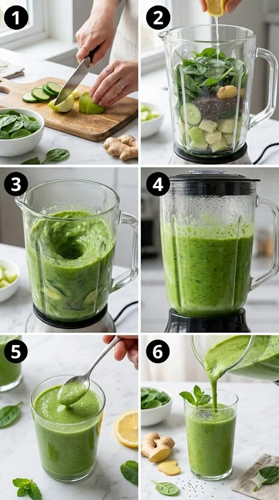 green detox smoothie pic 3