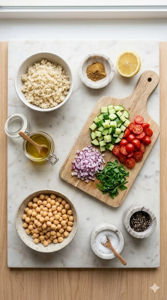 quinoa chickpea salad pic 2
