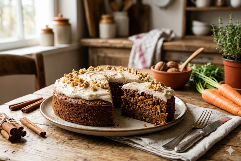 sugar free carrot cake pic 1