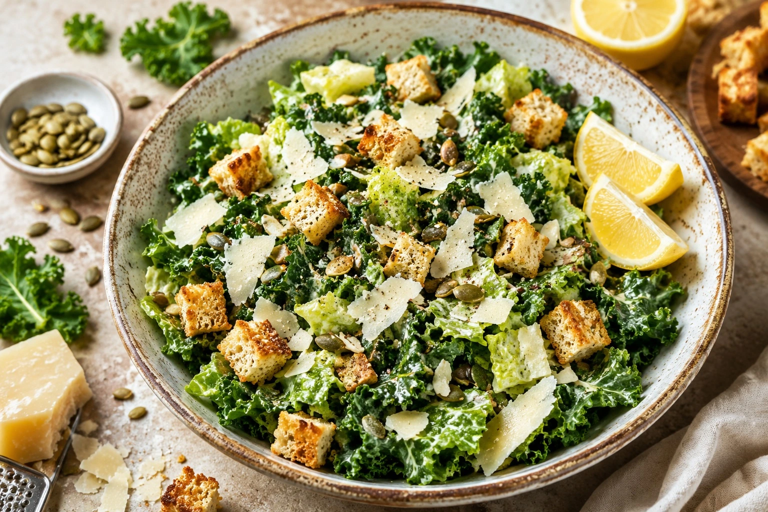 pic 1 kale caesar salad