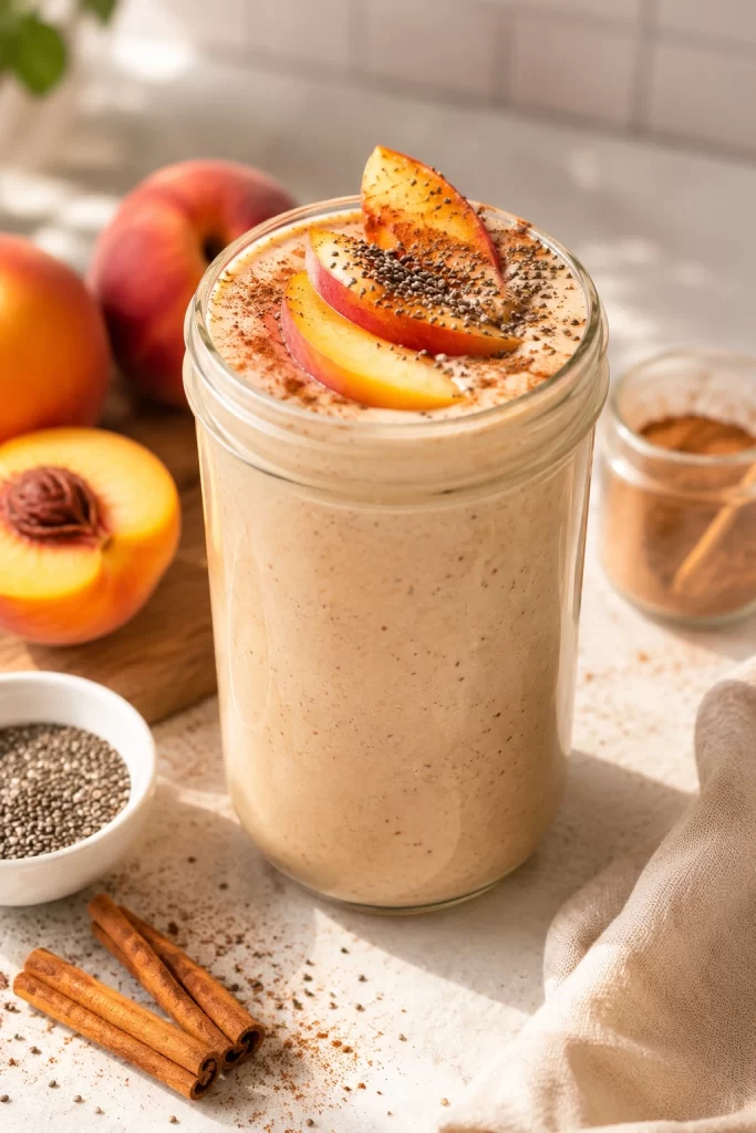 pic 1 peach cinnamon smoothie