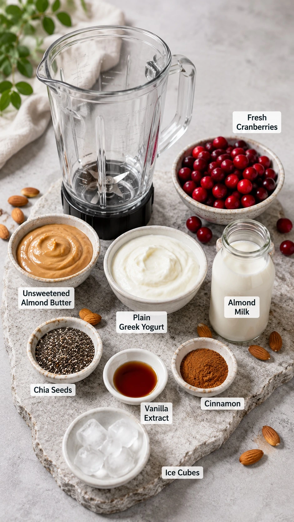 pic 2 almond butter cranberry smoothie