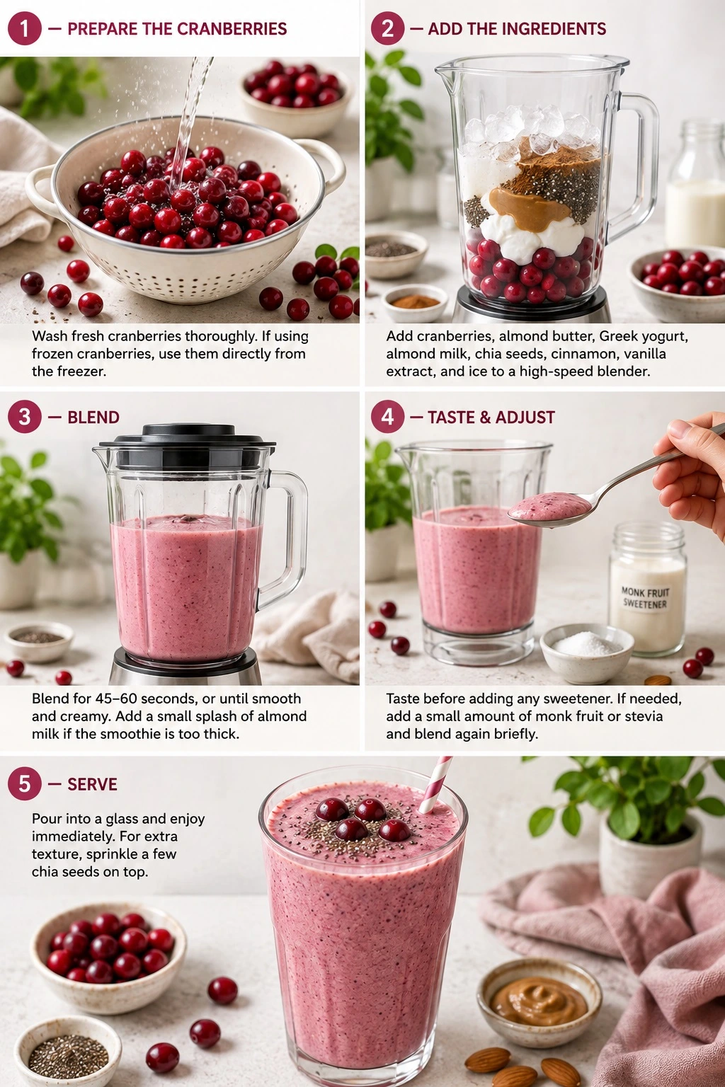 pic 3 almond butter cranberry smoothie