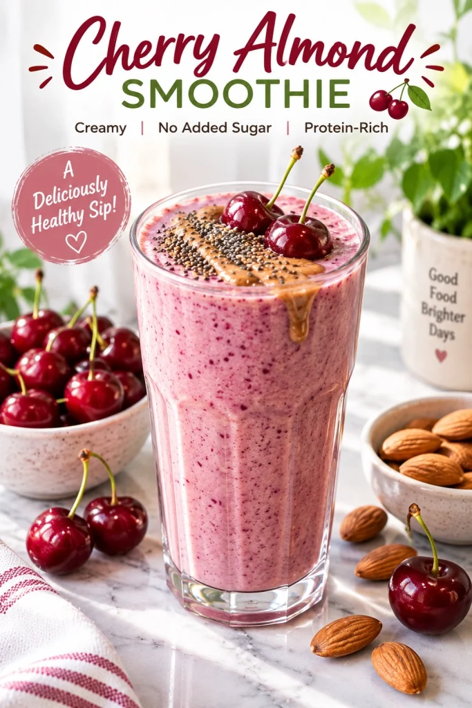 pic 1 cherry almond smoothie