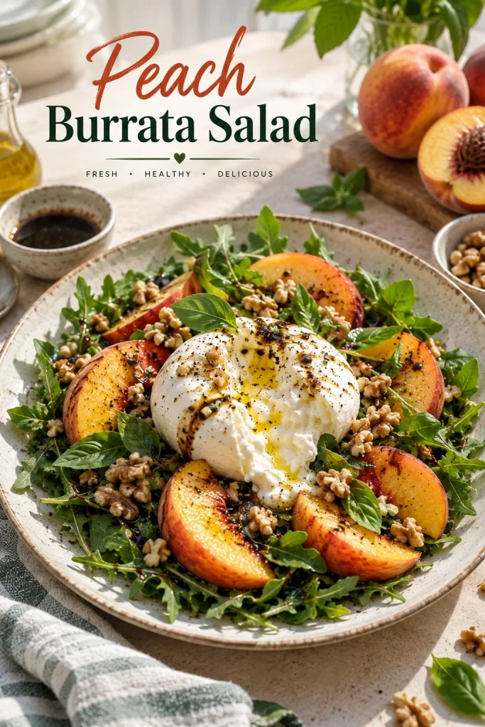pic 1 peach burrata salad