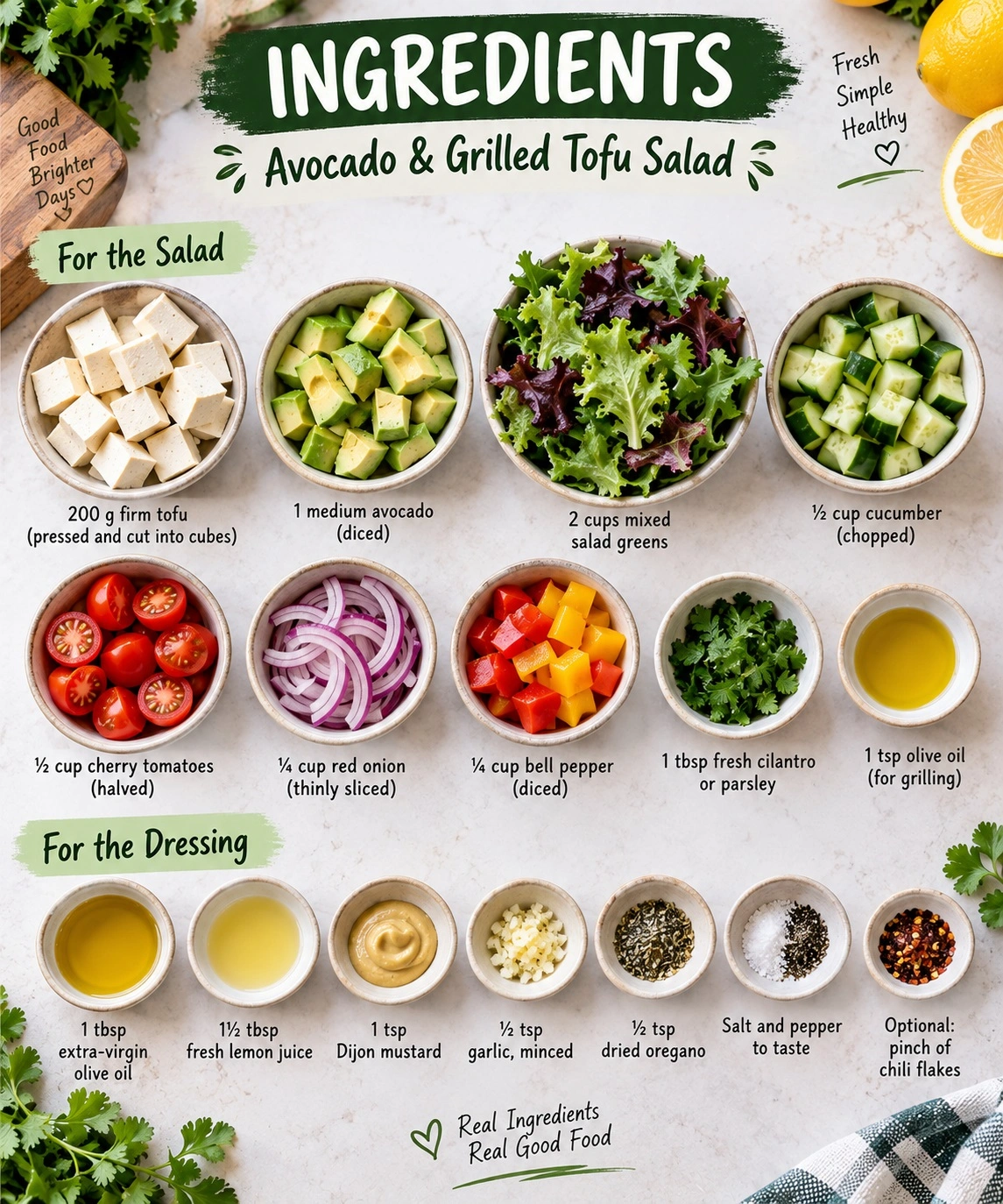 pic 2 avacado & grilled tofu salad