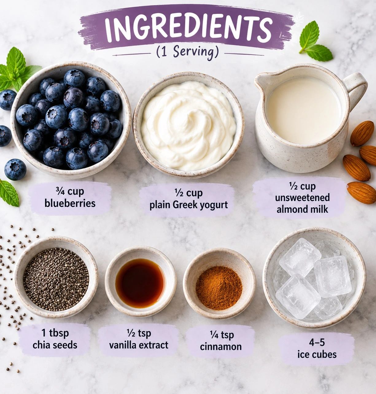 pic 2 blueberry greek yogurt smoothie