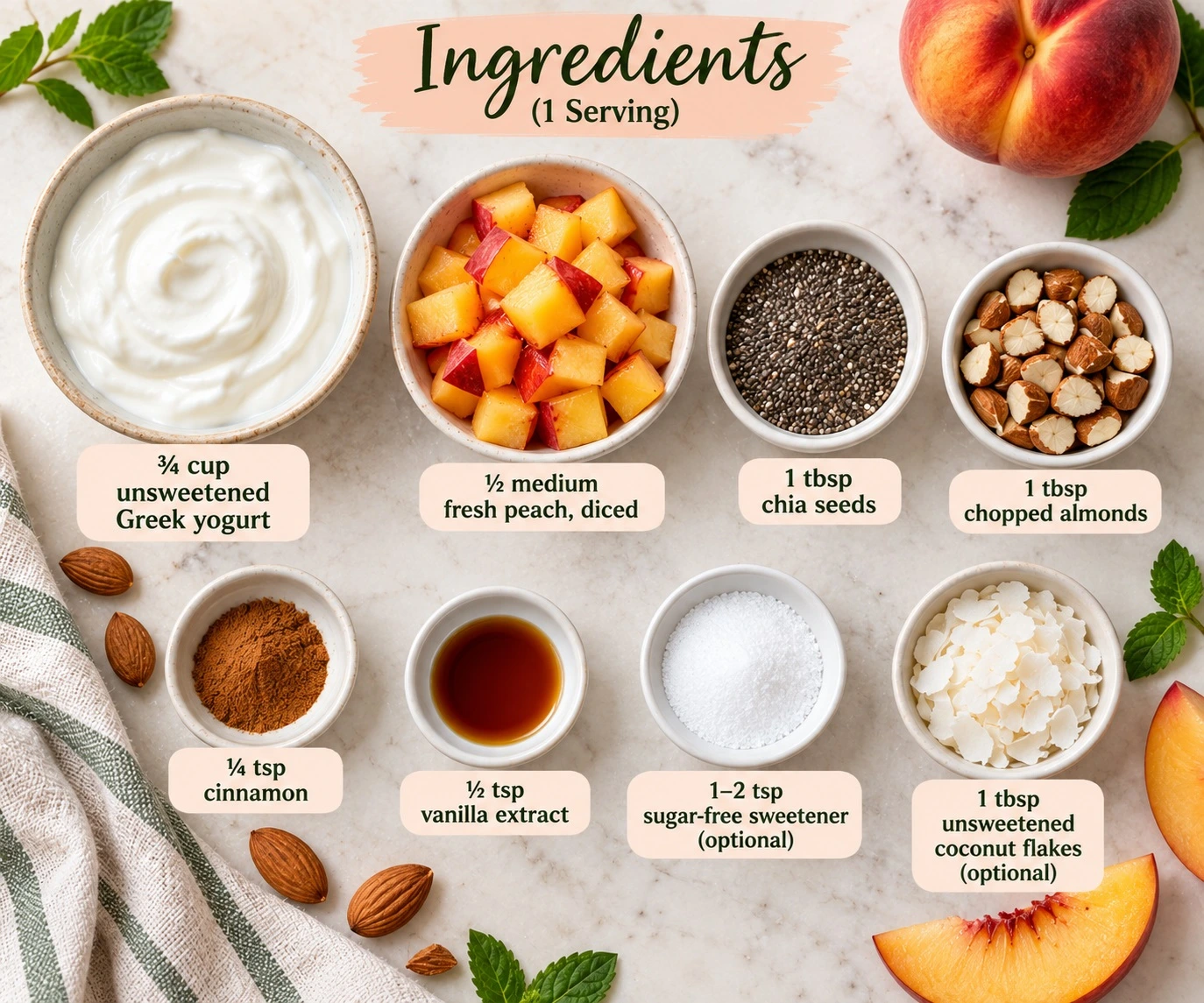 pic 2 peach & greek yogurt parfait