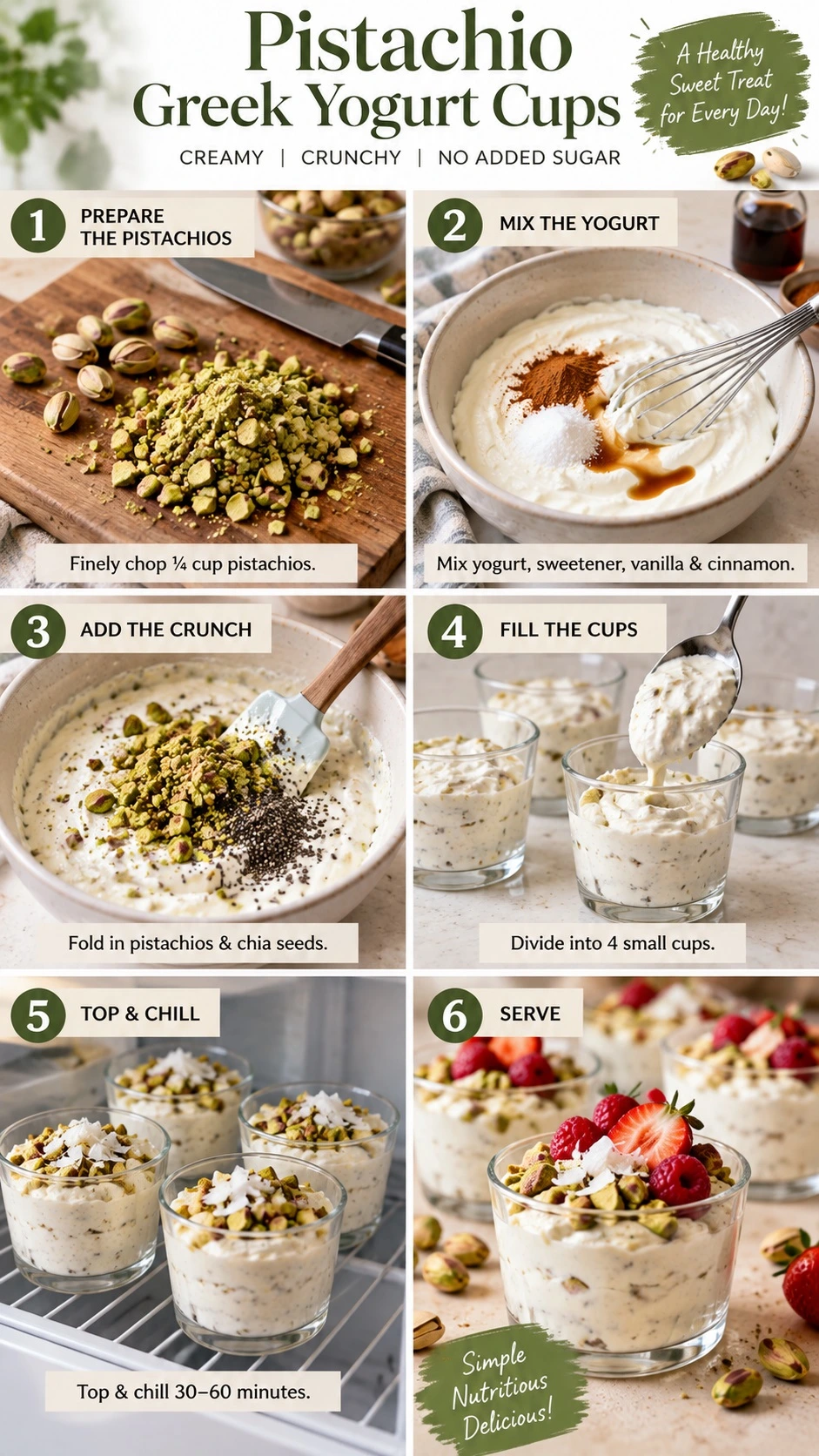 💚 Pistachio Greek Yogurt Cups pic 3 pistachio greek yogurt cups